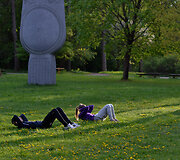 Laisvalaikis Vingio parke