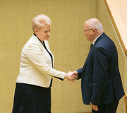 Dalia Grybauskaitė ir Zenonas Vaigauskas