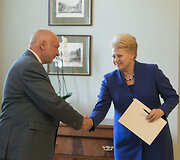 Dalia Grybauskitė ir Valentinas Mazuronis