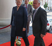 Dalia Grybauskaitė ir  Rolandas Barysas
