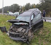 &bdquo;Lexus&ldquo; avarija Grigi&scaron;kėse