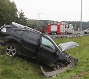 &bdquo;Lexus&ldquo; avarija Grigi&scaron;kėse