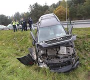 &bdquo;Lexus&ldquo; avarija Grigi&scaron;kėse