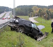 &bdquo;Lexus&ldquo; avarija Grigi&scaron;kėse