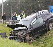 &bdquo;Lexus&ldquo; avarija Grigi&scaron;kėse