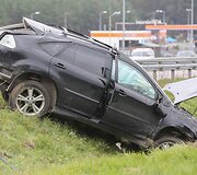 &bdquo;Lexus&ldquo; avarija Grigi&scaron;kėse