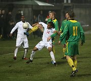 Europos jaunimo (U-21) čempionato atrankos rungtynėse Lietuvos jaunimo rinktinė susitiko su Anglijos futbolininkais.