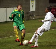 Europos jaunimo (U-21) čempionato atrankos rungtynėse Lietuvos jaunimo rinktinė susitiko su Anglijos futbolininkais.