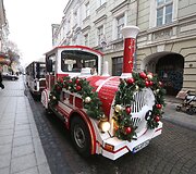 Kalėdų traukinukas Vilniuje
