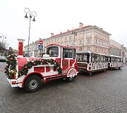 Kalėdų traukinukas Vilniuje