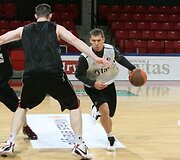 BC &bdquo;Lietuvos rytas&ldquo; treniruotės akimirkos.