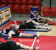 BC &bdquo;Lietuvos rytas&ldquo; treniruotės akimirkos.