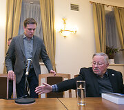 Gabrielius Landsbergis ir Vytautas Landsbergis