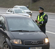 Vilniaus kelių policijos reidas Ukmergės gatvėje