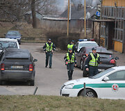 Vilniaus kelių policijos reidas Ukmergės gatvėje