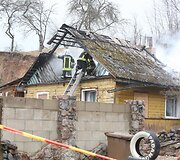 Gaisras Vilniaus Subačiaus gatvėje