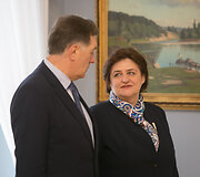 Algirdas Butkevičius ir Loreta Graužinienė
