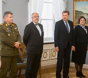 I&scaron; kairės: Vytautas Jonas Žukas, Juozas Olekas, Algirdas Butkevičius, Loreta Graužinienė