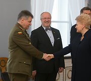 Dalia Grybauskaitė ir Vytautas Jonas Žukas