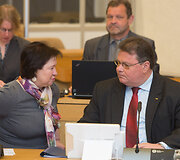 Virginija Baltraitienė ir Linas Linkevičius