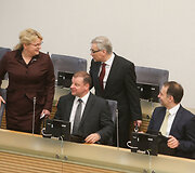Seime pristatyta Vyriausybės veiklos metinę ataskaitą