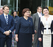 I&scaron; kairės: Edis Urbanavičius, Loreta Graužinienė, Daina Gudzinevičiūtė