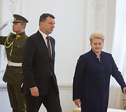 Raimondas Vejonis ir Dalia Grybauskaitė