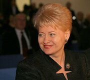 Mugės atidaryme dalyvavo prezidentė Dalia Grybauskaitė