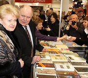 Mugės atidaryme dalyvavo prezidentė Dalia Grybauskaitė