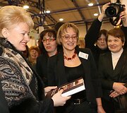 Mugės atidaryme dalyvavo prezidentė Dalia Grybauskaitė