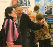 Knygų mugės akimirka