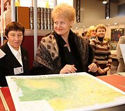 Mugės atidaryme dalyvavo prezidentė Dalia Grybauskaitė
