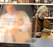Knygų mugės akimirka