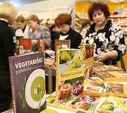 Knygų mugės akimirka