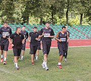 Treniruotės akimirka