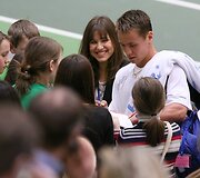 R.Berankis pasira&scaron;inėja gerbėjoms