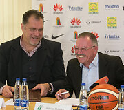 Arvydas Sabonis ir Antanas Mura&scaron;ka