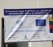 Lentvaryje renovuotas namas