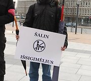 Mitingas Europos aik&scaron;tėje