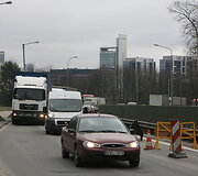 Transporto grūstis Geležinio vilko gatvėje