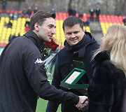 Deividas &Scaron;emberas ir &bdquo;Žalgirio&ldquo; vadovai