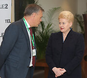 Dalia Grybauskaitė ir Robertas Dargis