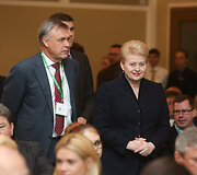 Dalia Grybauskaitė ir Robertas Dargis