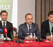 Naujai įkurtos &bdquo;Lietuvos futbolo klubų asociacijos A lyga&ldquo; spaudos koferencija