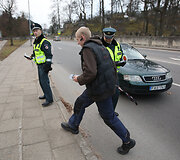 Antikorupcijos dienos proga policija surengė reidą Vilniuje