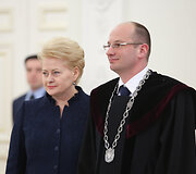 Dalia Grybauskaitė ir Ernestas Rim&scaron;elis