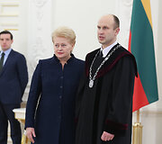 Dalia Grybauskaitė ir Jonas Abraitis