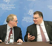 Leonidas Donskis ir Linas Linkevičius