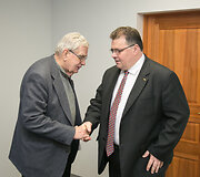 Tomas Veclova ir Linas Linkevičius
