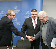 Leonidas Donskis, Linas Linkevičius, Tomas Venclova